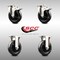 Service Caster 5 Inch 316SS Soft Rubber Wheel Swivel Top Plate Caster Lock Brake 2 Rigid, 2PK SCC-SS316TTL20S514-SRS-2-R-2 - alternate 4